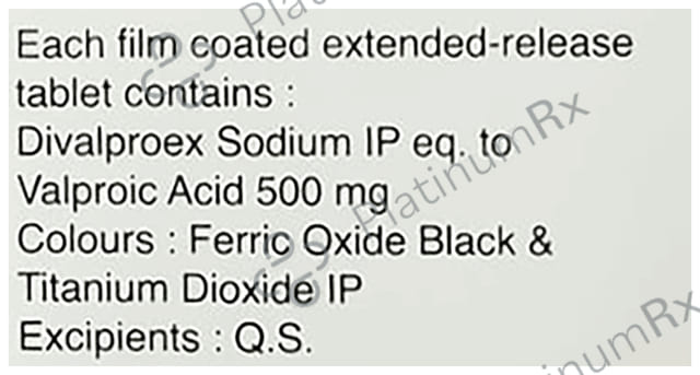 Divaa OD ER 500mg Tablet 15s