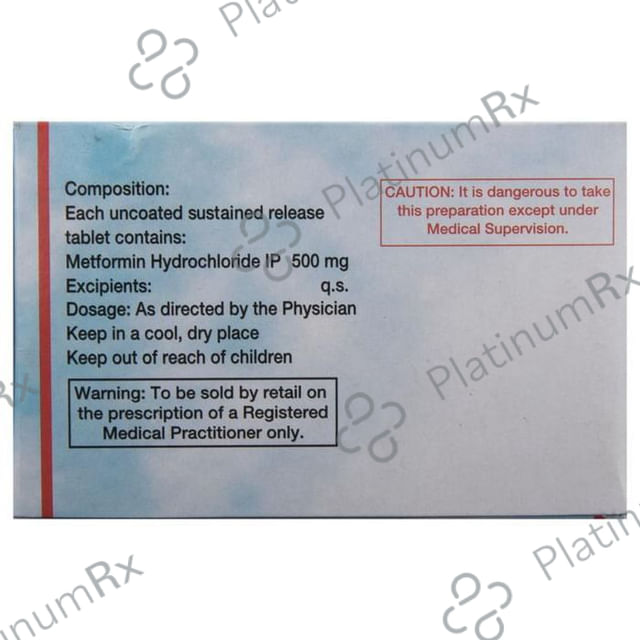 Bigomet SR 500mg Tablet 10s