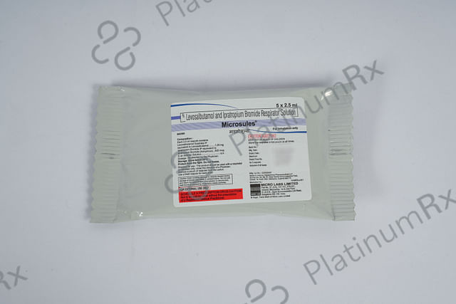 Microsules 500mcg/1.25mg Respules 2.5ml 5s