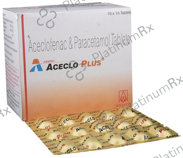 Aceclo Plus 100/325mg Tablet 15s