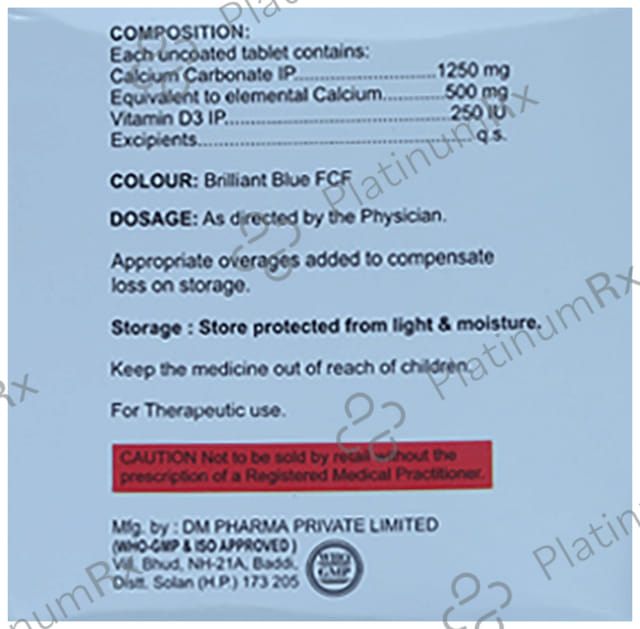 Adzocal 500mg/250IU Tablet 15s