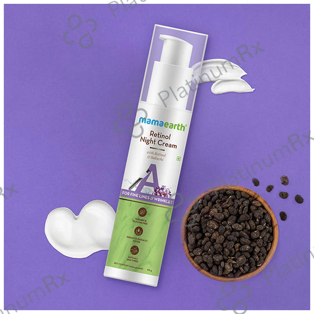 Mamaearth Retinol Night Cream - Paraben & Silicone-Free - For All Skin Types