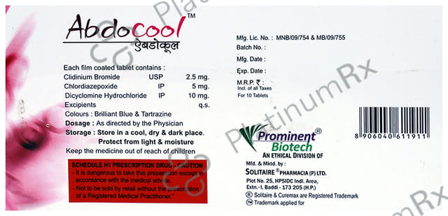 Abdocool 5/2.5/10mg Tablet 10s