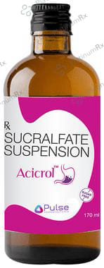 Acicrol 500mg Oral Suspension Sugar Free 170ml
