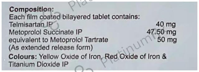 Venpres M 40/50mg Tablet ER 10s