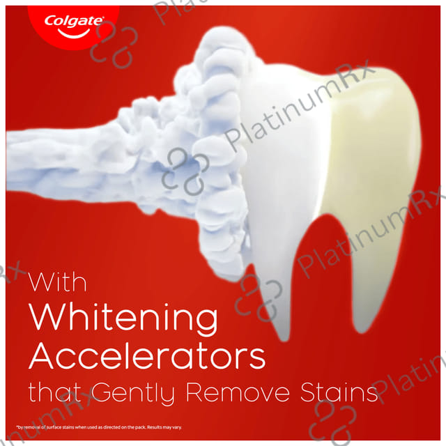 Colgate Visible White Teeth Whitening Fluoride Toothpaste 50gm