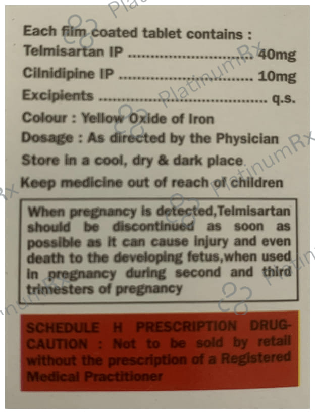 Cilaprime T 10/40mg Tablet 10s