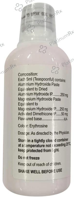 Sorbacid Antacid Antiflatulent 250/50/250mg Suspension 200ml