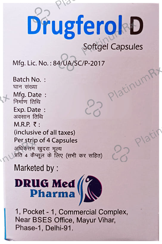 Drugferol D Softgel Capsule 4s