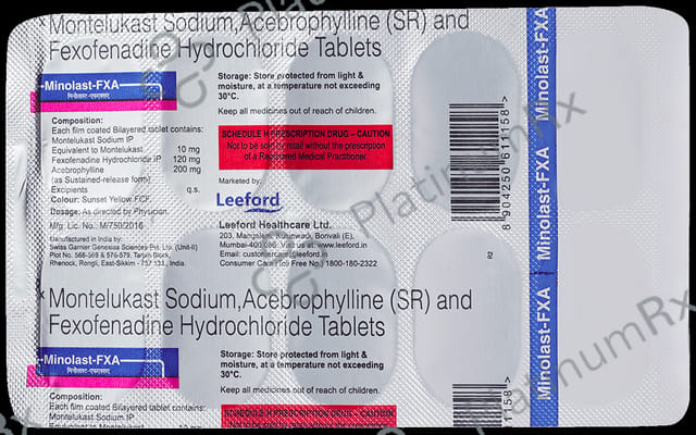 Minolast-FXA Tablet SR