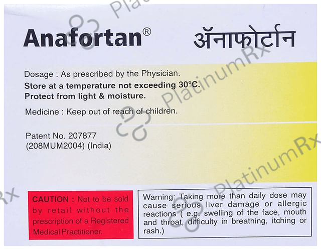 Anafortan 25/300mg Tablet 15s