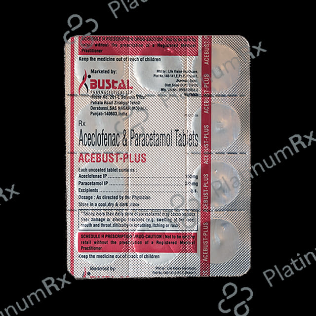Acebust Plus 100/325mg Tablet 10s
