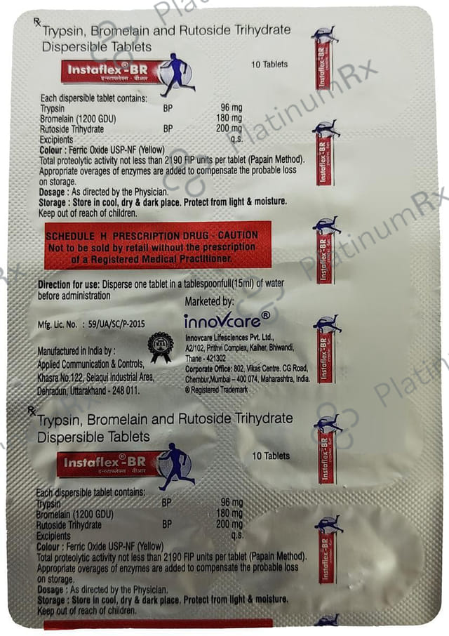 Instaflex BR 180mg/96mg/200mg Tablet