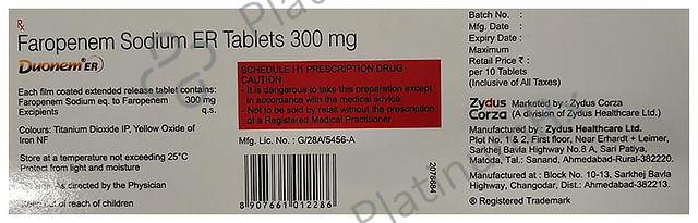 Duonem ER 300mg Tablet 10s