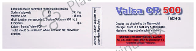 Valsa CR 500 Tablet 10s