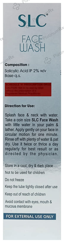 SLC 2% Face Wash 50gm