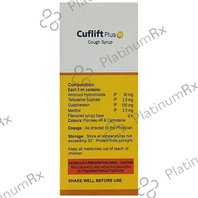 Cuflift Plus SF Syrup