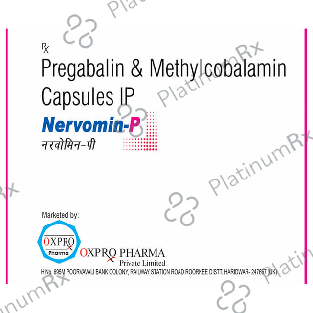 Nervomin P 75mg/750mcg Capsule 10s