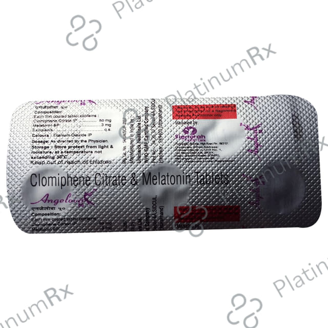 Angelova 50mg/3mg Tablet