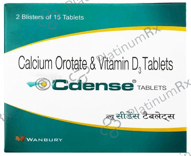 New Cdense 740mg/1000IU Tablet 15s