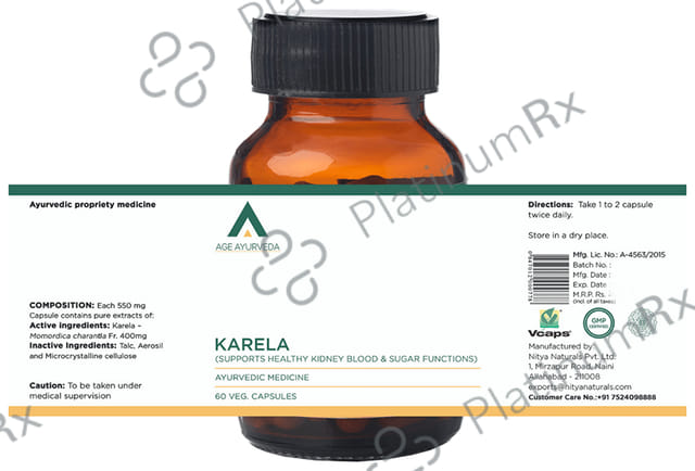 Age Ayurveda Karela Veg Capsule