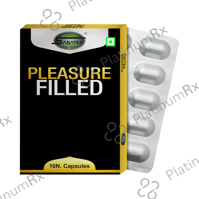 Sabates Pleasure Filled For Male Performance Capsule 10 capsules