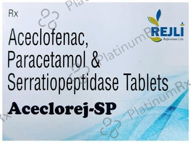 Aceclorej SP 100/325/15mg Tablet 10s