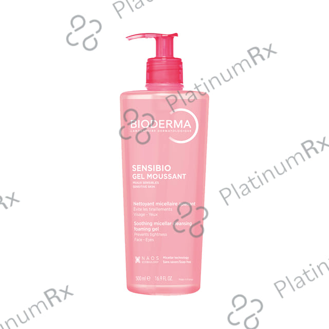 Bioderma Sensibio Gel Moussant Soothing Micellar Cleansing Foaming Gel 500 ml