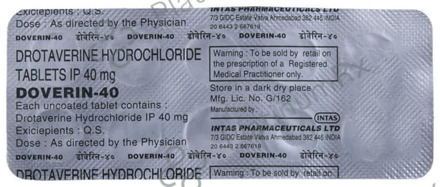 Doverin 40mg Tablet 10s