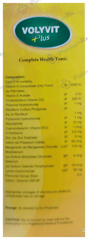 Volyvit Plus Syrup 200ml