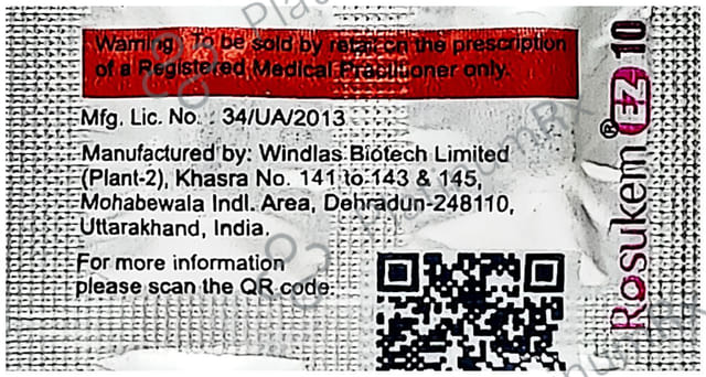 Rosukem EZ 10mg/10mg Tablet