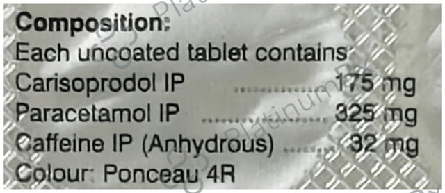 Carisoma Compound Tablet 10s