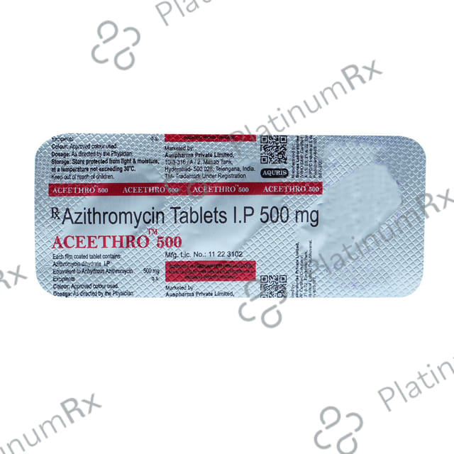 Aceethro 500mg Tablet 3s