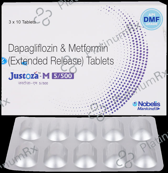 Justoza M 5/500mg Tablet ER 10s