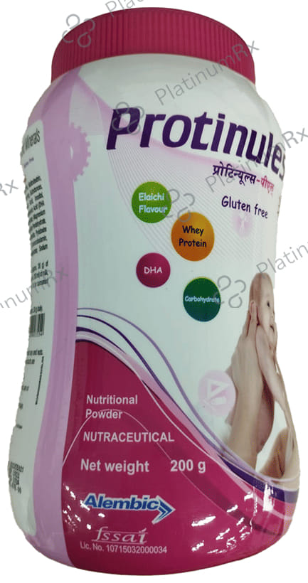Protinules PL Elaichi Flavour Gluten Powder 200gm
