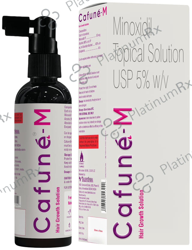Cafune 5% M Solution 60ml