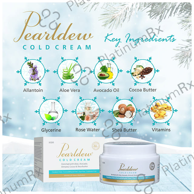Pearldew Cold Cream (100gm Each) 4 jar