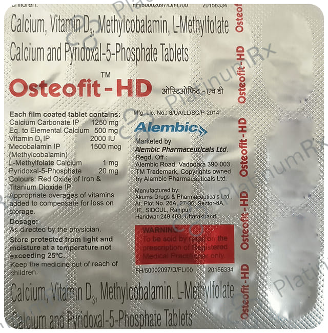 Osteofit HD Tablet 15s
