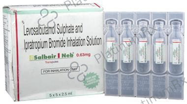 Salbair I Neb 0.63mg Transpules 2.5ml Transpules 1s