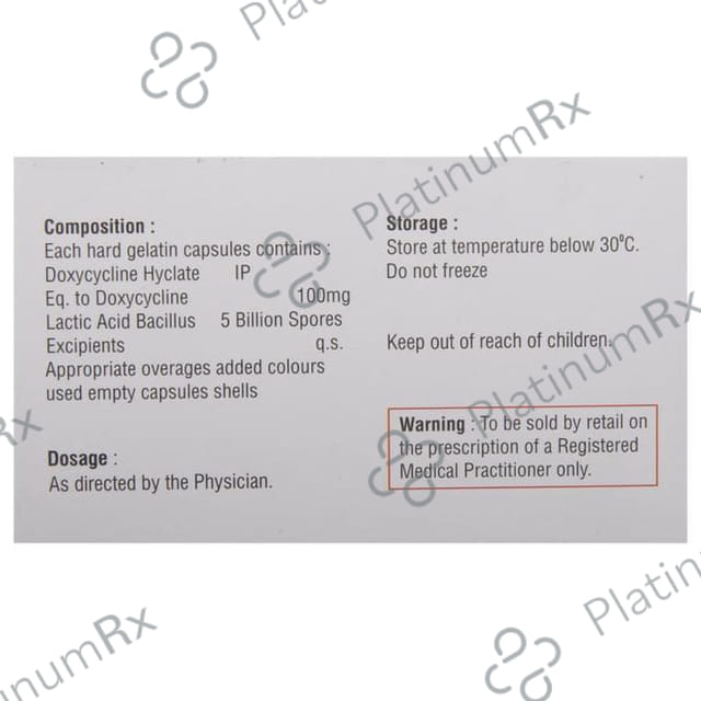 Nixidox 100mg/5B Capsule 10s