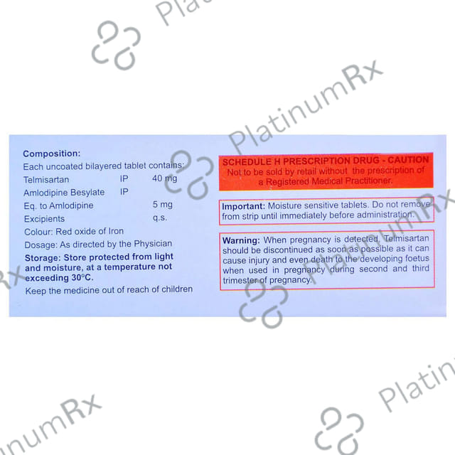 Tactile AM 40mg/5mg Tablet