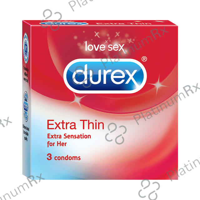 Durex Extra Thin Condom 3s