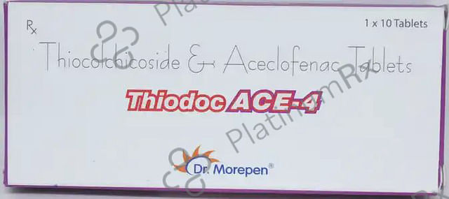 Thiodoc Ace 100/4mg Tablet 10s