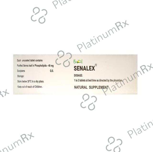 Biomart Senalex Tablet (30 Each) 2 strips