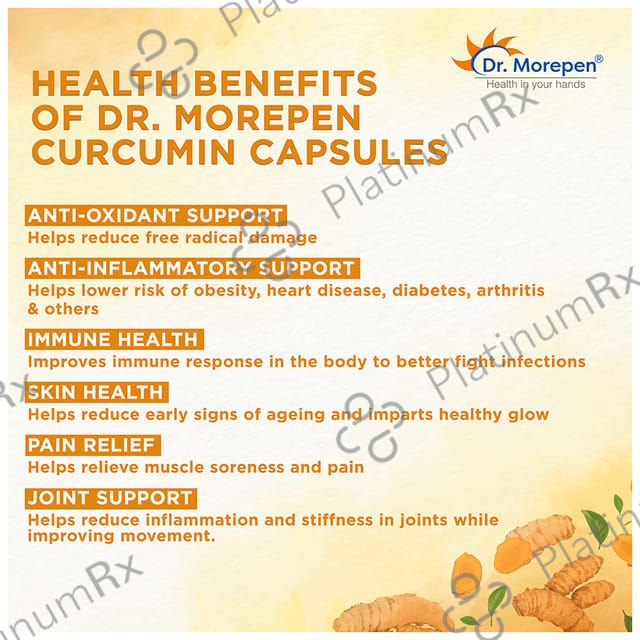 Dr. Morepen Curcumin Veg Capsule