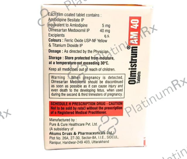 Olmistrum AM 40/5mg Tablet 15s