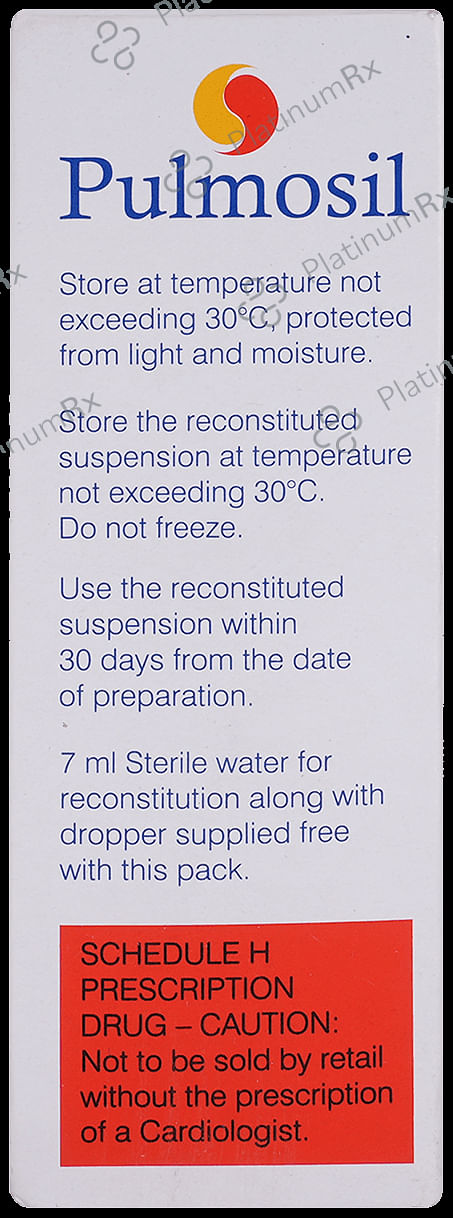 Pulmosil 10mg Oral Suspension 10ml