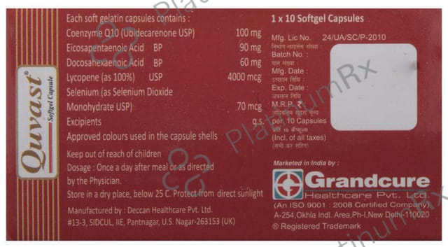 Quvast Softgel Capsule