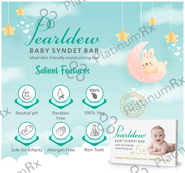 Pearldew Baby Syndet Bar