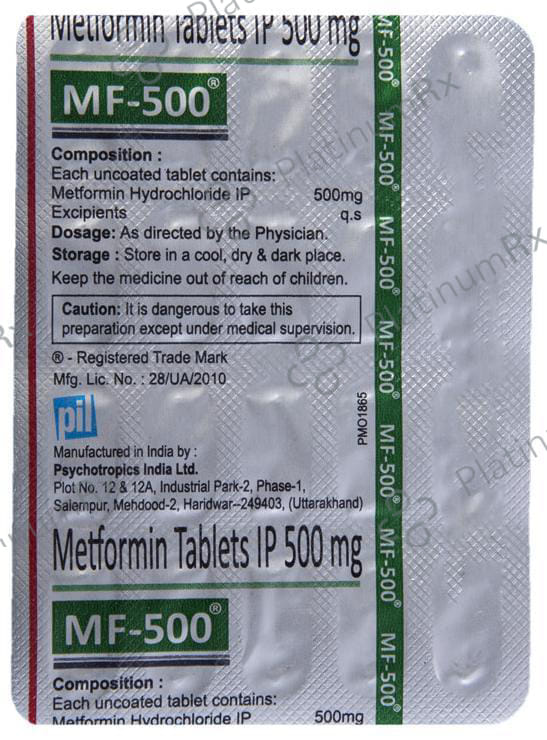 MF 500mg Tablet 10s